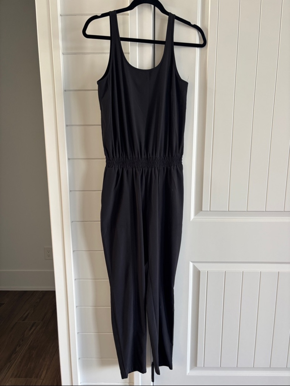 Athleta Black Sleeveless Jumpsuit